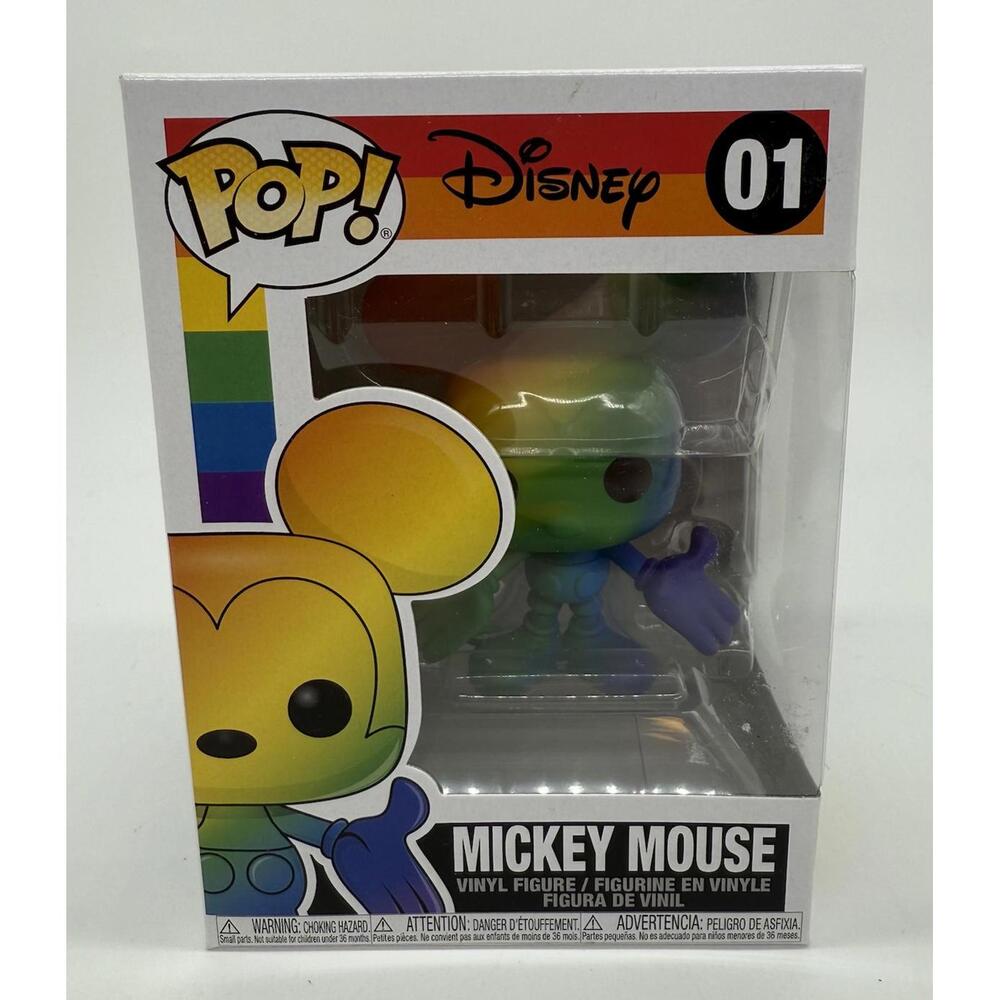 🌈 Disney PRIDE Mickey Mouse Funko Pop! #01 - New in Box